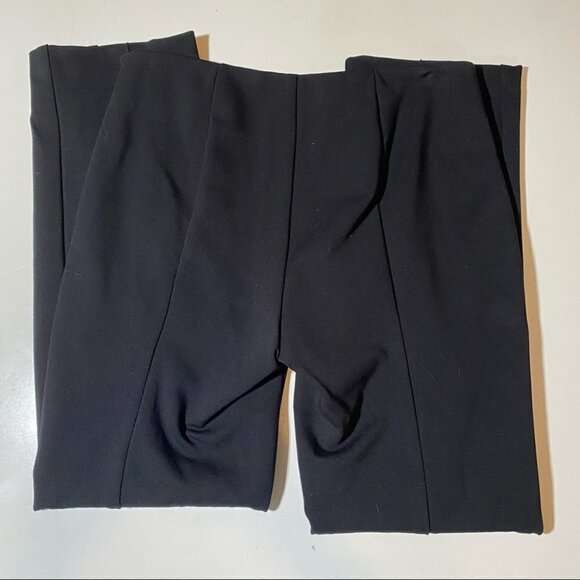Drew Black Pleated Zip Closure Cropped Pants - Picture 3 of 6